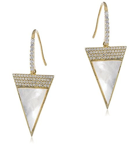 Jardin Pave Triangle Earrings