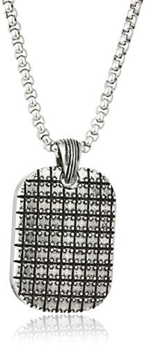 Ed Jacobs Men's Dog Tag Necklace, 23.5