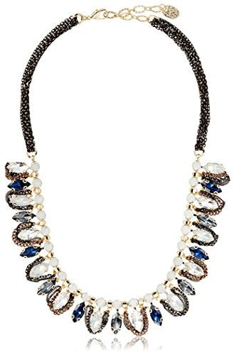 Stella & Ruby Deep Blue Droplet Necklace