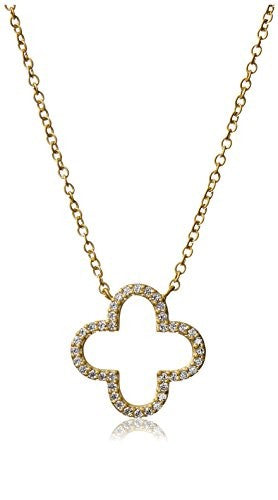 Freida Rothman Open Clover Necklace