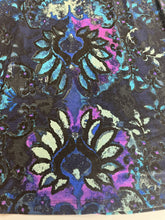 Load image into Gallery viewer, Abstract Floral Blue &amp; Purples Printed Maxi Skirt by Mossimo Supply Co. Small
