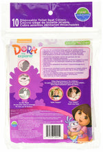 Load image into Gallery viewer, Dora the Explorer Potty Topper Disposable Stick-in-Place Seat Covers, 10-Count
