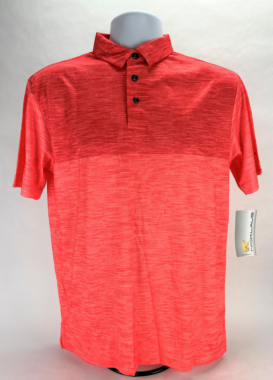 Jack Nicklaus Men's Color Block Golf Polo, StayDri Fabric, Orange, X-Small