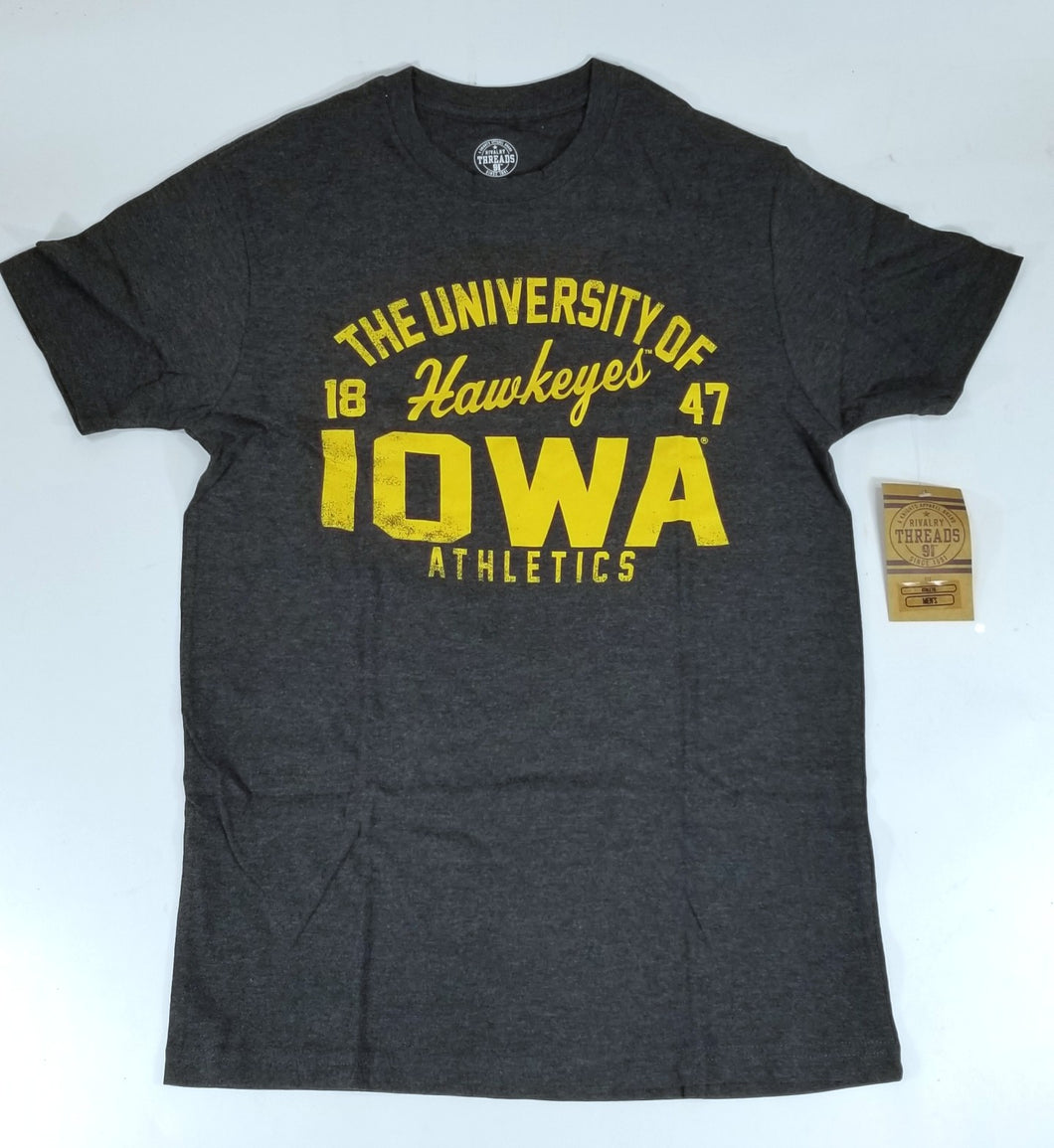 Iowa Hawkeyes Men's Heather T-Shirt Small