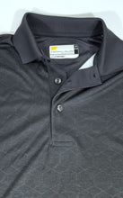 Load image into Gallery viewer, Jack Nicklaus Men&#39;s Geo Printed Golf Polo - Asphalt XS
