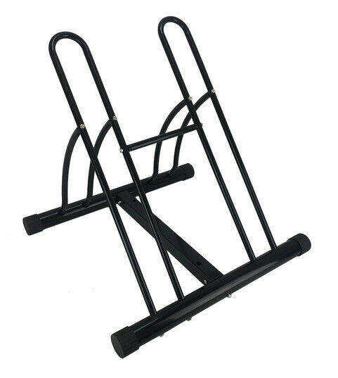Bicycle Floor Stand/Storage Rack, Mountable Dual Sides, Indoor Outdoor Use - New