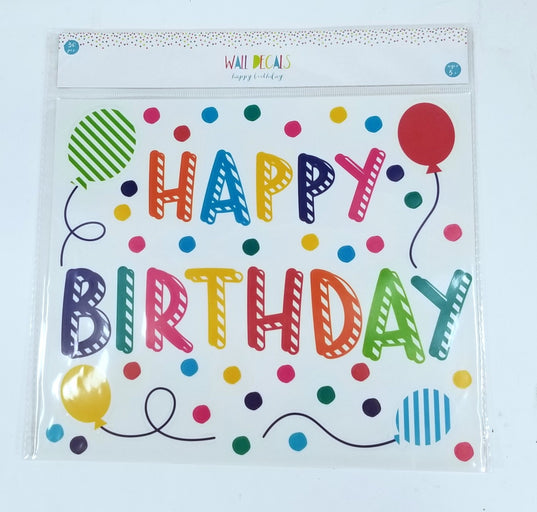 2 Sheets of 50 Count Each - Decorative Wall Art for Any Occasion, Happy Birthday
