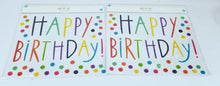 Load image into Gallery viewer, 2 Sheets of 47 Count Each - Decorative Wall Art for Any Occasion, Happy Birthday
