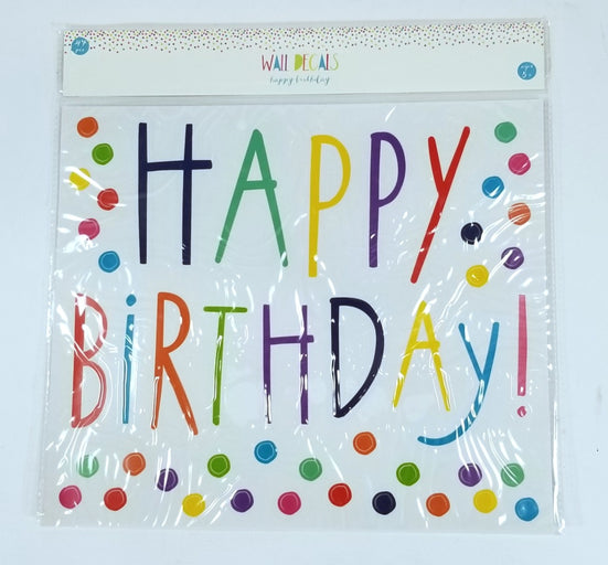 2 Sheets of 47 Count Each - Decorative Wall Art for Any Occasion, Happy Birthday