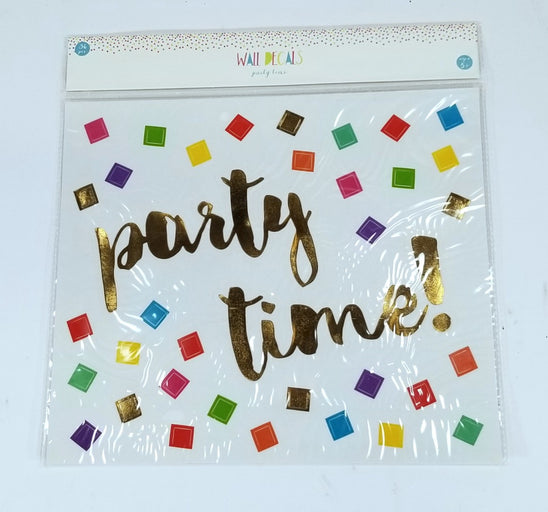 2 Sheets of 36 Count Each - Decorative Wall Art for Any Occasion, Party Time