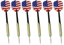 Load image into Gallery viewer, Set of 6 High Quality Steel Needle Tip Darts with Customized Dart Flights
