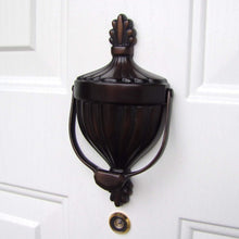 Load image into Gallery viewer, Victorian Urn Door Knocker by Michael Healy - Brass Oiled Bronze (Premium Size)
