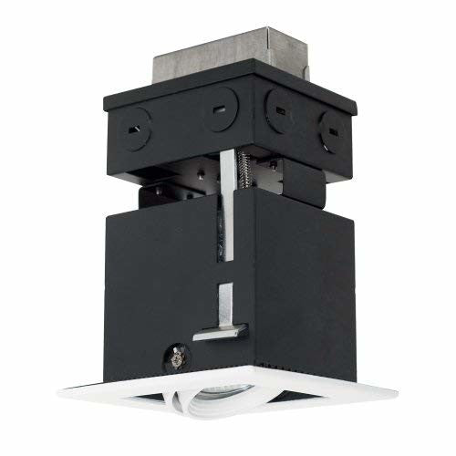 Jesco Lighting MMGR1650-1EAW Mini Modulinear Directional Lighting For Remodeling  50W MR16 1-Light Linear