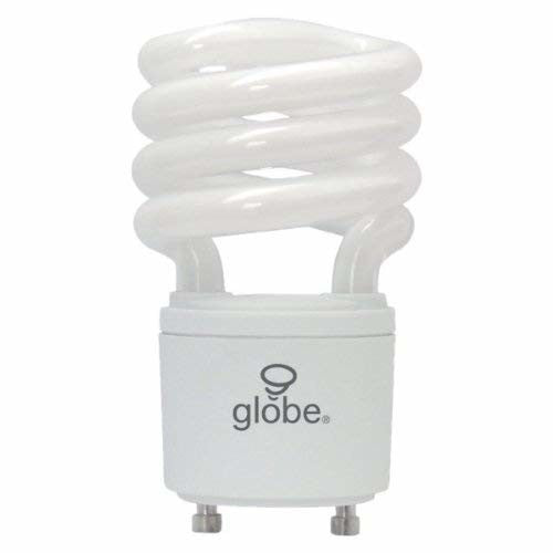 Globe Electric 01122 60-Watt Ultra-Mini Compact Fluorescent Light Bulb, GU24 Base, Soft White