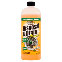 Load image into Gallery viewer, Instant Power Disposal &amp; Drain Cleaner Orange, 33.8 fl oz
