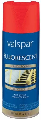 Valspar 465-68112 SP 12 oz Fluorescent Orange Spray Paint