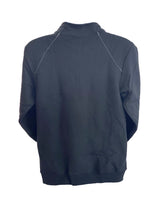 Load image into Gallery viewer, GILDAN Platinum Men&#39;s Cadet Collar Cotton Full Zip Sweatshirt BLACK Medium
