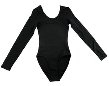 Load image into Gallery viewer, American Apparel Women&#39;s Cotton Spandex Long Sleeve Double U-Neck Bodysuit, XS
