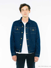 Load image into Gallery viewer, American Apparel Dark Wash Denim Jacket, 2X-Small, X-Small, Large - RSAND401W

