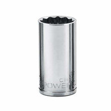 Load image into Gallery viewer, Powerbuilt 940049 3/8&quot; Dr. 12 Pt. SAE Deep Well Socket, 11/16&quot;
