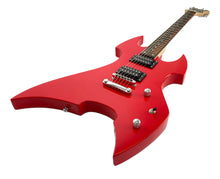 Load image into Gallery viewer, Full Size Right Handed Heavy Metal Style Electric 6 String Guitar, Solid Wood Body, Bolt on Neck Deep Red
