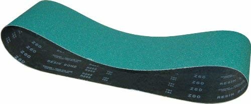 Arc Abrasives Zirconia Alumina Bench Stand Belts for Dry Grinding, 2-Inch by 72-Inch, 10-Pack