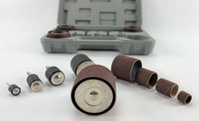 Load image into Gallery viewer, 26 Piece Woodworking Kit - Drum Sanding Rotary Kit &amp; Carrying Case
