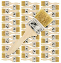 Load image into Gallery viewer, Value 12 Pack of 2&quot; Paint Brushes for Paint Stains Varnishes Glues Gesso &amp; More
