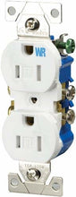 Load image into Gallery viewer, Cooper Wiring Devices 15-Amp 2-Pole 3-Wire 125-Volt Tamper and Weather Resistant Duplex Receptacle
