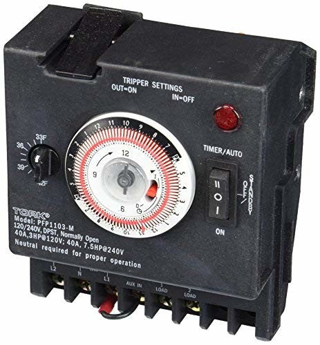 Tork PFP1103-M 24 Hour Mechanical Swimming Pool Timer Mechanism Only with Freeze Protection