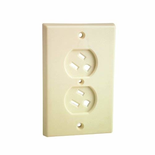 Prime-Line Products S 4447 Swivel Outlet Cover, Plastic Ivory