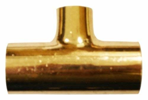 Plumber's Choice 91543 Copper Fitting, Reducing Tee, C x C x C, 1-1/4-Inch x 1-1/4-Inch x 1/2-Inch