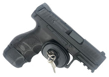 Load image into Gallery viewer, Keyed Trigger Gun Lock Steel Safety Universal Firearms Pistol Rifle Shotgun
