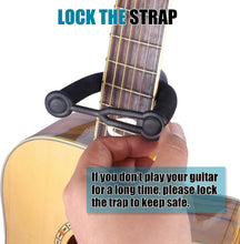 Load image into Gallery viewer, Adjustable Guitar Stand, Thick Velveteen Padding, Fits Electric, Acoustic &amp; Bass

