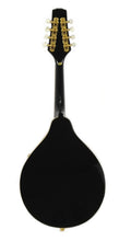 Load image into Gallery viewer, 8-String MANDOLIN A-Style BLACK Acoustic SANDALWOOD, SPRUCE Gold Hardware
