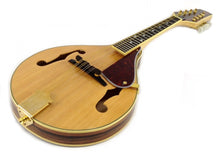 Load image into Gallery viewer, 8-String MANDOLIN A-Style NATURAL WOOD Acoustic SANDALWOOD, SPRUCE Gold Hardware
