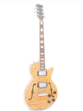 Load image into Gallery viewer, ELECTRIC GUITAR - NATURAL WOOD QUILTED MAPLE - HOLLOW BODY F-Soundhole SUPREME
