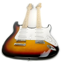 Load image into Gallery viewer, Double Neck Electric Guitar, 12 String &amp; 6 String, Color: Sunburst Tobacco
