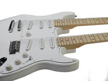 Load image into Gallery viewer, Zenison Double Neck Electric Guitar White 12 String &amp; 6 String
