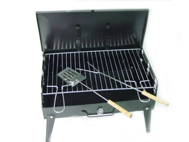 Portable BBQ GRILL - briefcase type - COOL Barbeque NEW