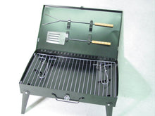 Load image into Gallery viewer, Portable BBQ GRILL - briefcase type - COOL Barbeque NEW
