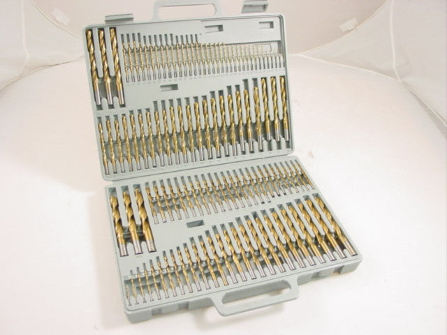 DRILL BIT SET - 115 PIECE - TITANIUM METAL SUPER SALE $