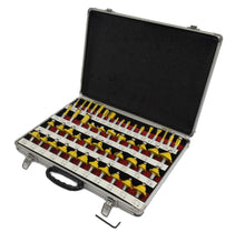 Load image into Gallery viewer, ROUTER BITS SET - 50 piece 1/2&quot; shank CARBIDE Aluminum Case NEW
