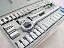 Load image into Gallery viewer, TOOL KIT - 40 piece SOCKET SET w. SAE &amp; METRIC + CASE
