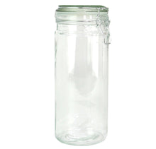 Load image into Gallery viewer, Coordinating Glass Storage Jars with Silicone Sealing Hinged Lids, 4 Sizes
