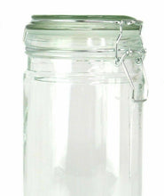 Load image into Gallery viewer, Set of 16 Glass Storage Jars with Silicone Sealing Hinged Lids, 4 Sizes
