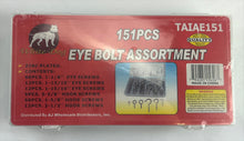 Load image into Gallery viewer, 151 Piece Eye Bolt Screw Hook Assorted Set TAIAE151 White Dog Brand
