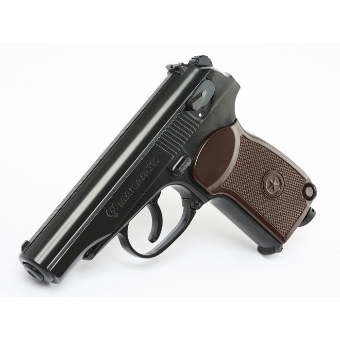 Umarex Makarov PM BB Pistol .177 cal 4.5mm Black Brown Polymer 16 rd Mag 380 FPS