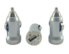 Load image into Gallery viewer, USB Car Charger Cigarette Lighter Socket 12 Volt Converter Silver Output 5V 1Amp
