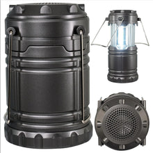 Load image into Gallery viewer, Mini Lantern with Speaker - LED Light 180 Lumens, USB Charging, Collapsible, New
